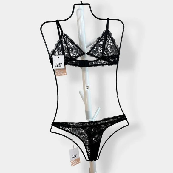 Tiger Mist Abigail Lingerie Set Small New - Picture 7 of 7